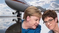 Merkel und AKK fliegen