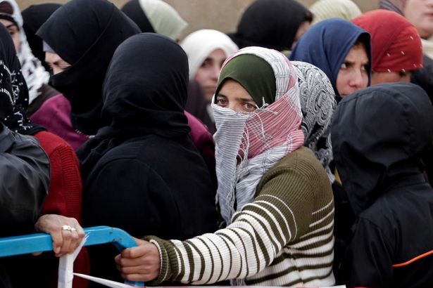 Die syrischen Flüchtlingsfrauen